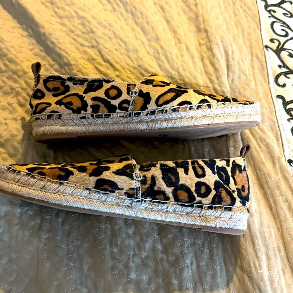 Sam Edelman Khloe Leopard Espadrille Flats